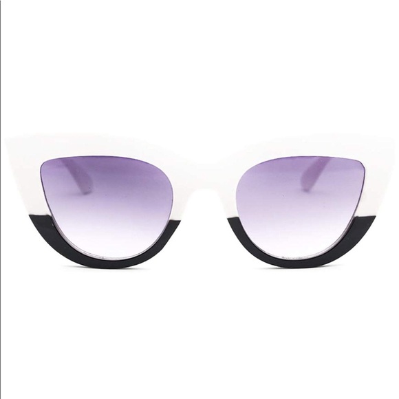 NWT Slay Retro Cat Eye Oversized Sunglasses - Picture 3 of 5